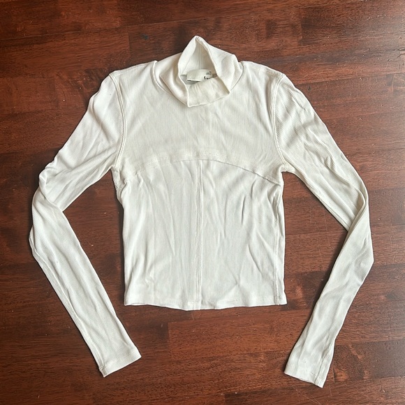 White Aritzia Turtleneck - Picture 1 of 4